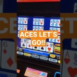 How many Quad Aces can I catch? #videopoker #ultimatex #jackpot #slots #lasvegas